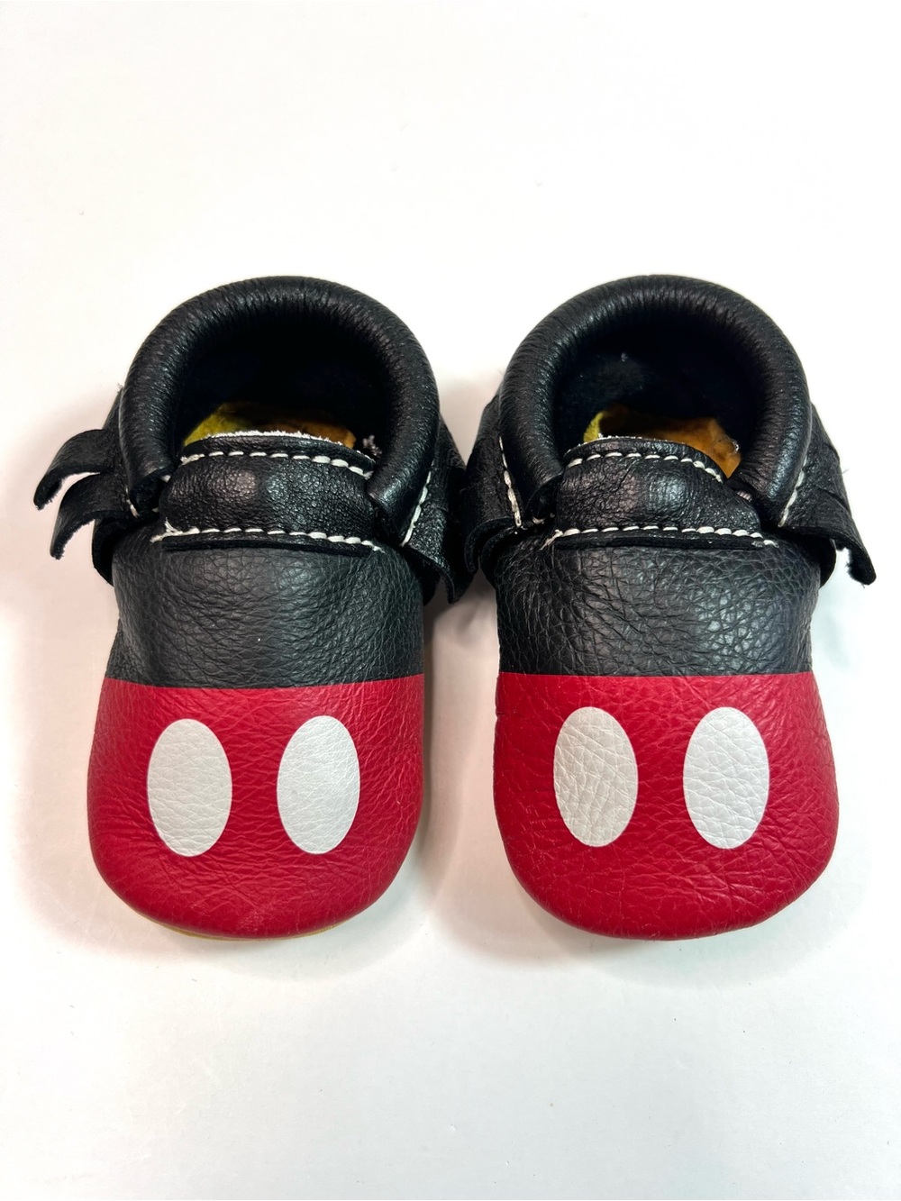Freshly Picked Disney Baby Mickey Mouse Moccasins Size 3 - Picture 2 of 7